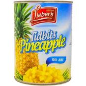 Kosher Lieber's tidbits pineapple 20 oz