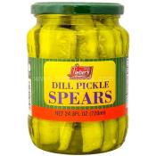 Kosher Lieber's dill pickle spears 24 oz