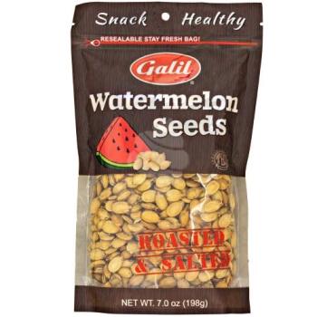 Kosher Galil watermelon seeds roasted & salted 6 oz