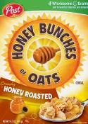 Kosher Post Honey Roasted Honey Bunches Of Oats  14.5 oz.