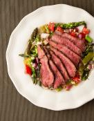 Kosher Grilled Tender Steak with one Free Side Dish