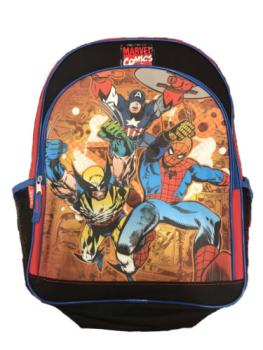 Marvel Backpack: Spiderman, Captain America, and Wolverine (Official)