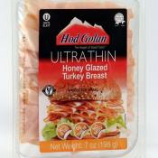 Kosher Hod Golan Ultra Thin Slices Honey Glazed turkey Breast 7 oz