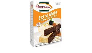 Kosher Manischewitz Extra Moist Yellow Cake With Frosting 14 oz