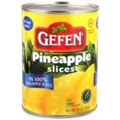 Kosher Lieber's sliced pineapple 20 oz
