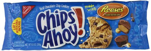Kosher Nabisco Reeses Chips Ahoy Cookies 9.5 oz.