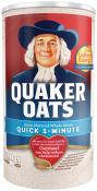 Kosher Quaker Oats Quick One Minute Oatmeal 18 oz.