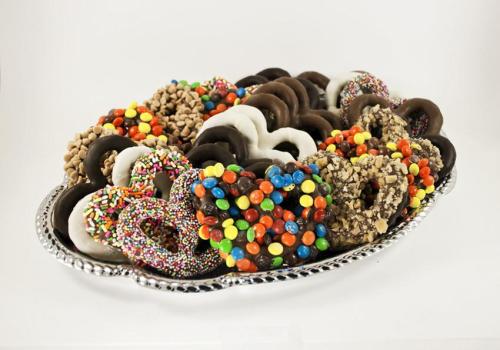 Kosher Chocolate & Sprinkles Covered Fancy Pretzels
