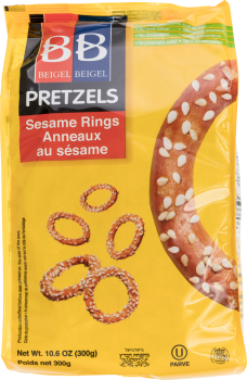 Beigel & Beigel sesame prezel rings