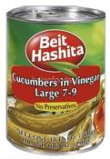 Kosher Beit Hashita Cucumbers In Vinegar Large 7-9 18 oz