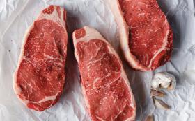 Kosher Beef Tender New York Steak 2pcs 1lb Pack