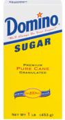 Kosher Domino Granulated Sugar 1 lb box