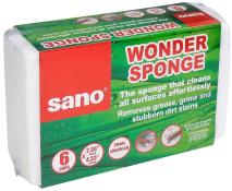 Kosher Sano wonder sponge 2.36x4.33 6 units