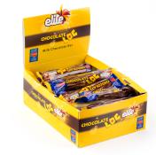 Kosher Elite Mini Milk Mekupelet Bar Chocolate Flake Logs 24 pc