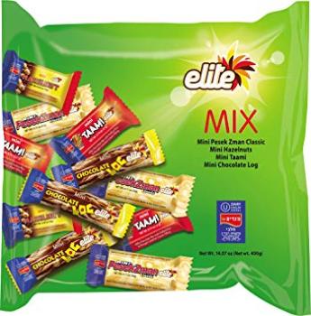 Kosher Elite Mini Mix Milk Chocolate Bars 14.01 oz