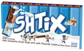 Kosher Elite SHTIX Milk Chocolate Sticks with Milk Flavored Cream 3.39 oz