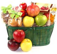 Kosher Rosh Hashanah Fruit n’ Honey Gift Basket