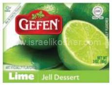 Kosher Gefen Lime Jell Dessert 3 oz