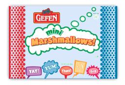 Kosher Gefen White Mini Marshmallows 6.3 oz