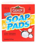 Kosher Gefen Steel Wool Soap Pads 10 ct