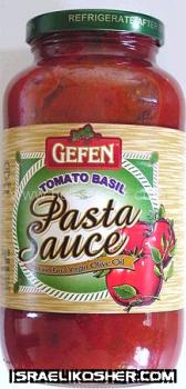 Gefen tomatoe basil pasta sauce kp