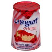 Kosher La Yogurt Cherry Cheesecake Flavored Yogurt 6 oz