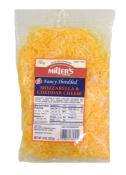 Kosher Miller's Fancy Shredded Mozzarella & Cheddar Cheese 8 oz