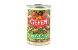 Kosher Gefen Peas & Carrots 15 oz