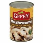 Kosher Gefen Mushrooms Pieces & Stems 8 oz