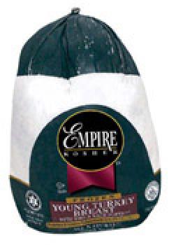 Kosher Empire Kosher Young Turkey Breast - Approx. 6 - 8 lbs.