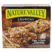 Kosher Nature Valley Crunchy Granola Bars Oats 'n Dark Chocolate 6-(1.49 oz)