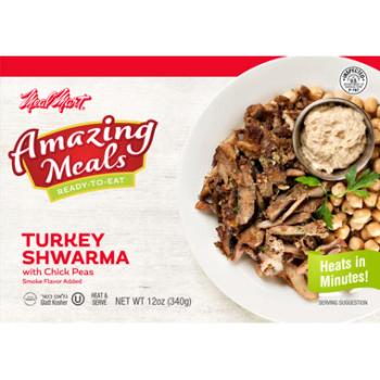Kosher Meal Mart Amazing Meals Turkey Shawarma with Chick Peas 12 oz