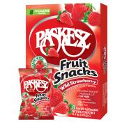 Kosher Paskesz Fruit Snacks Wild Strawberry 8 x .8oz pouches