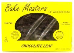 Kosher Bake Masters Chocolate Leaf Cookies 12 oz