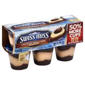 Kosher Swiss Miss Chocolate and Vanilla Swirl Pudding 6 pk (3.5 oz)