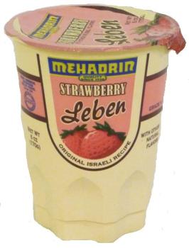 Kosher Mehadrin Strawberry Leben 6 oz