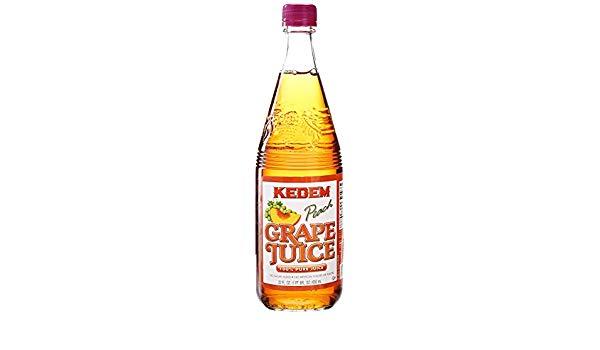Kosher Kedem Peach Grape Juice 22 oz
