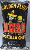 Golden fluff bbq flavored tortilla chips 10 oz