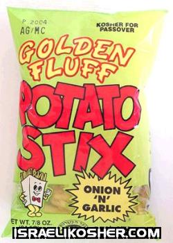 Gloden fluff onion garlic  potatoe stix  7/8oz  kp