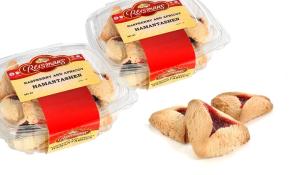 Kosher Reisman's Raspberry and Apricot Hamentashen 14 oz