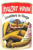 Kosher Kvuzat Yavne Cucumbers In Vinegar 18-25 Mini 19 oz