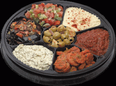 Kosher Mediterranean Salad Platter