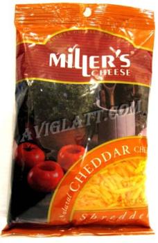 Kosher Miller's Shreddered Cheddar Cheese 8 oz
