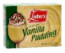 Kosher Lieber's Artificially Flavored Vanilla Pudding 3.25 oz