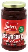 Kosher Lieber's Diet Strawberry Fruit Spread 15.5 oz