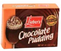 Kosher Lieber's Instant Chocolate Pudding 4.1 oz