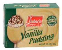 Kosher Lieber's Instant Vanilla Pudding 3.5 oz