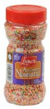 Kosher Lieber's Nonpareil Sprinkles 12 oz