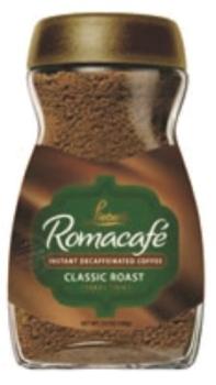 Kosher Lieber's Romacafe Instant Freeze Dry Decaf Coffee 3.5 oz