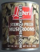 Lieber's stems & pieces mushrooms 16 oz